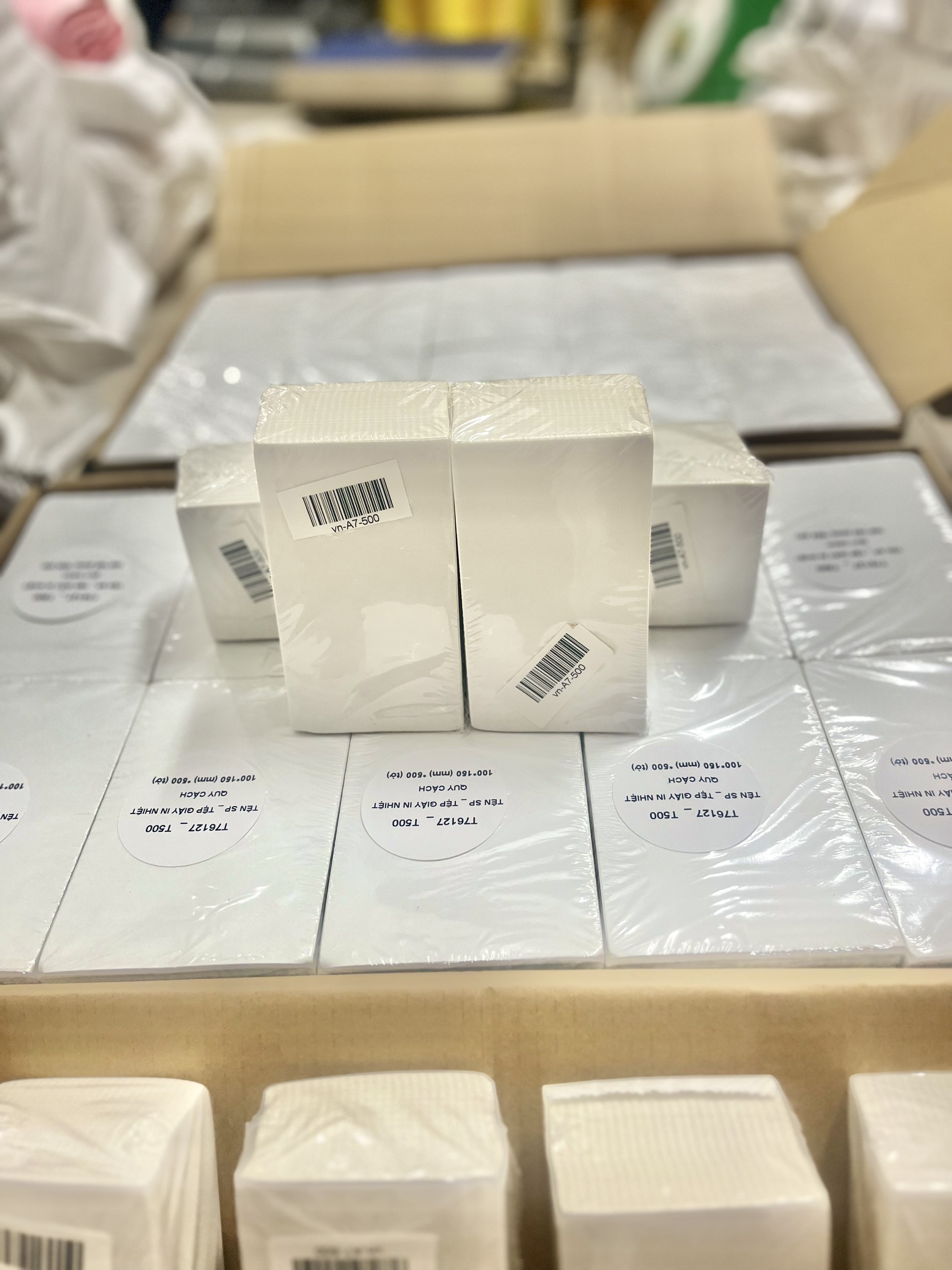 Tệp decal in nhiệt (A7) KT 100x75 500 tem